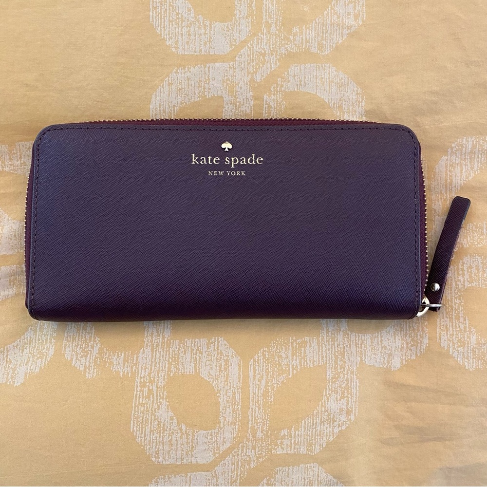 Kate Spade Mikas Pond Lacey Leather Wallet